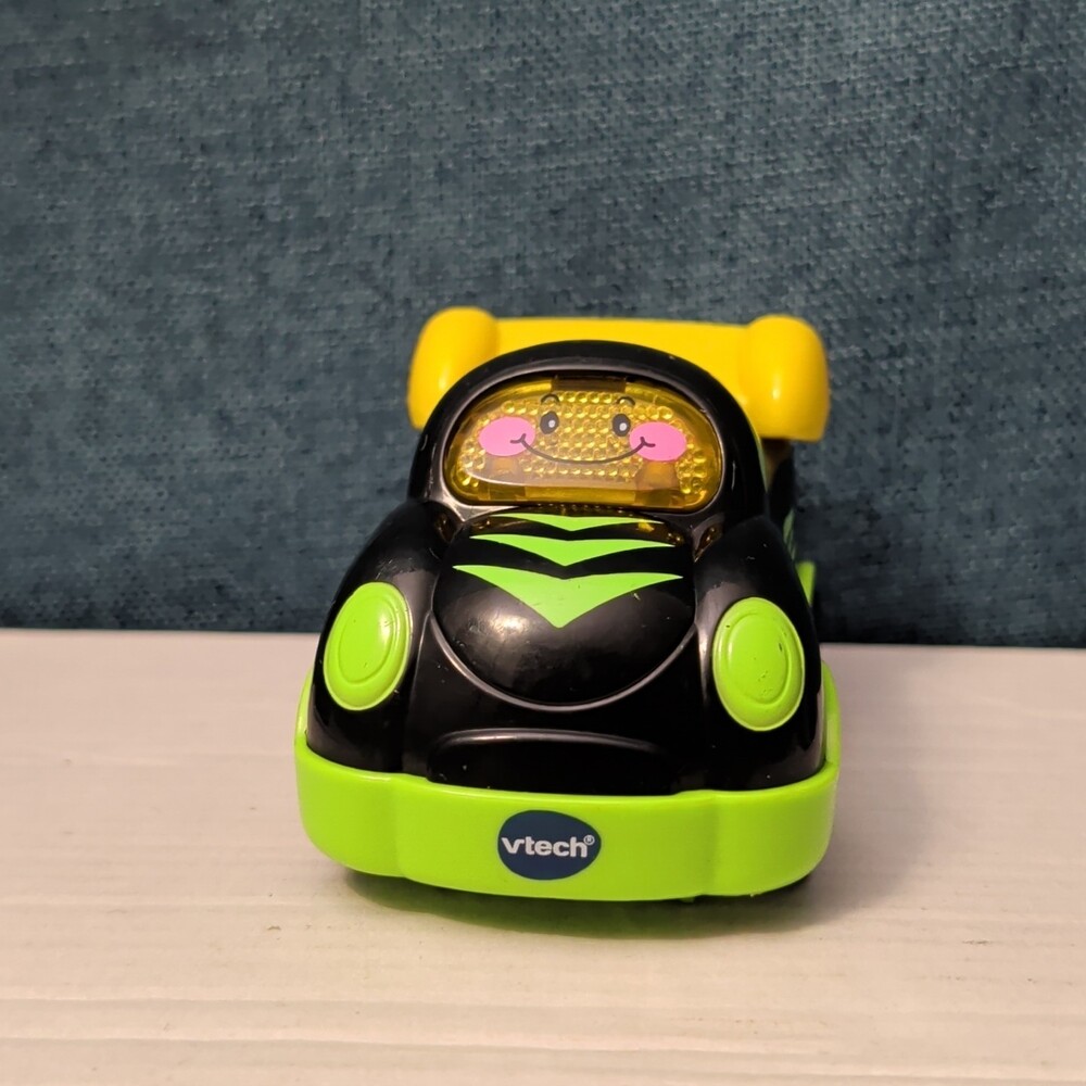 VTech Go! Go! Smart Wheels Race Car | Black & Green | Lights & Sounds SmartPoint - Picture 4 of 16